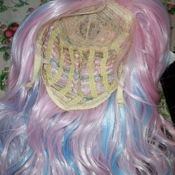 Cosplay wig, pastel pink and blue - Picture 5 of 7